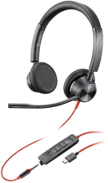 Nauszne Plantronics Blackwire 3325 USB-C BW3325-M