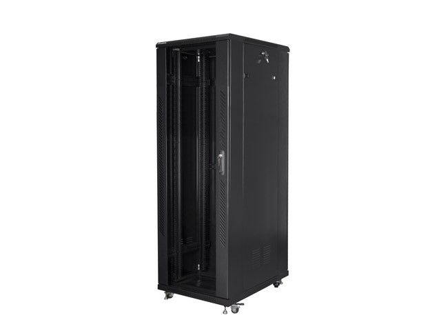 Stojąca Lanberg szafa rack stojąca 19'' 47U 800x800 czarna