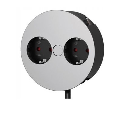 Bachmann Twist 2xSchuko inox