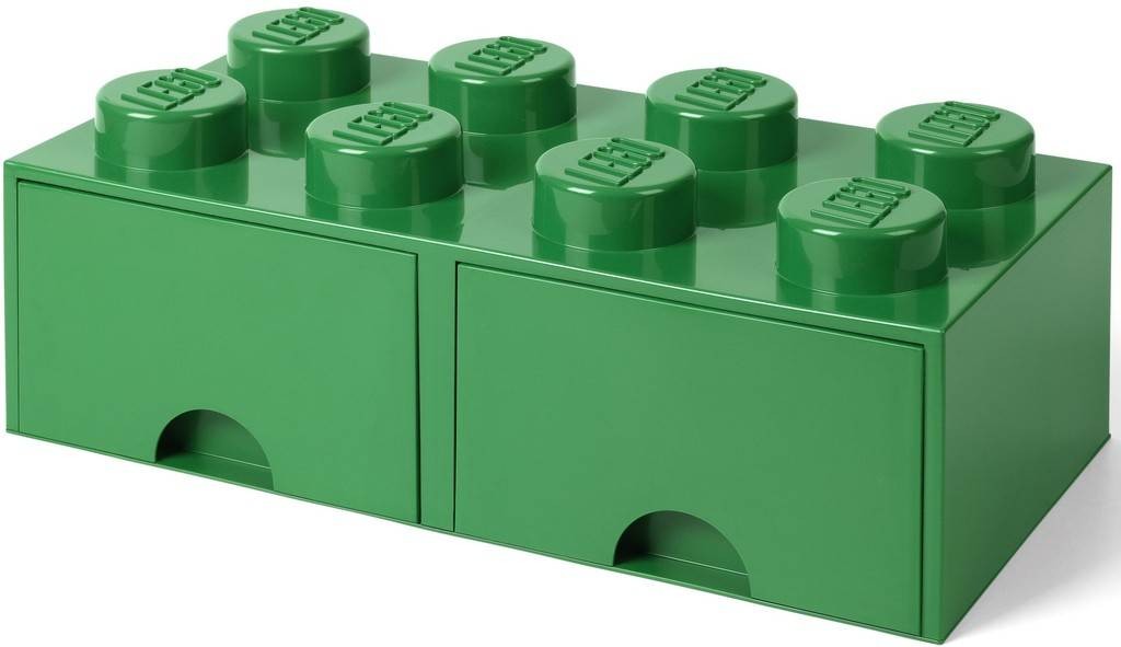 Szuflada na klocki Lego Brick Drawer 8 zielony