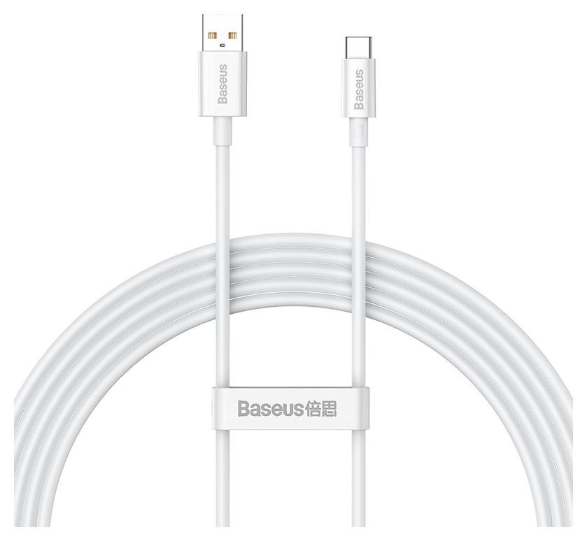 Baseus Superior USB do USB-C 100W 0.25m (biały)