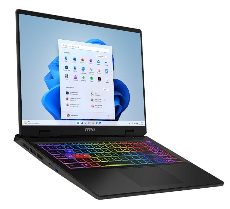 MSI Sword 16 HX B14VFKG-026XPL- i7-14700HX | 16'' QHD+ | 32GB | 1TB + 2TB | Win11 | RTX 4060