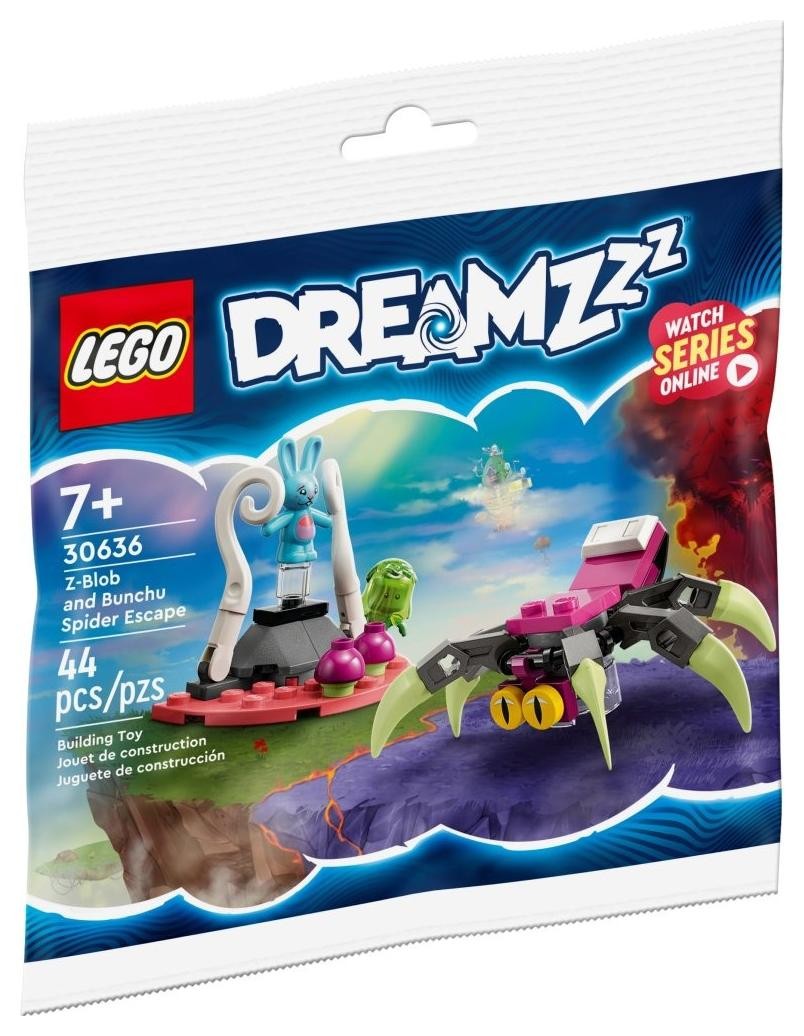 Klocki konstrukcyjne LEGO DREAMZzz 30636 Pajęcza ucieczka Z-Bloba i Bunchu