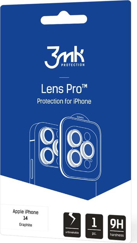 Szkło ochronne 3mk Lens Protection Pro Graphite do Apple iPhone 14