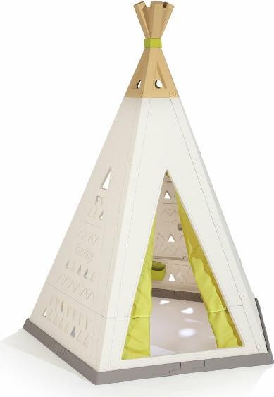 Domek Smoby Domek Tipi 811000 biało-zielony