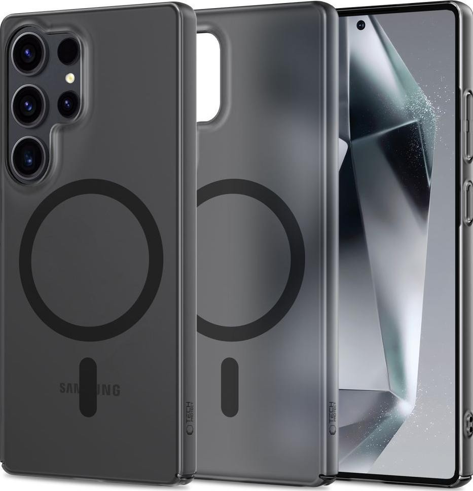 Etui typu plecki Tech-Protect Magslim Magsafe do Galaxy S25 Ultra czarny matowy