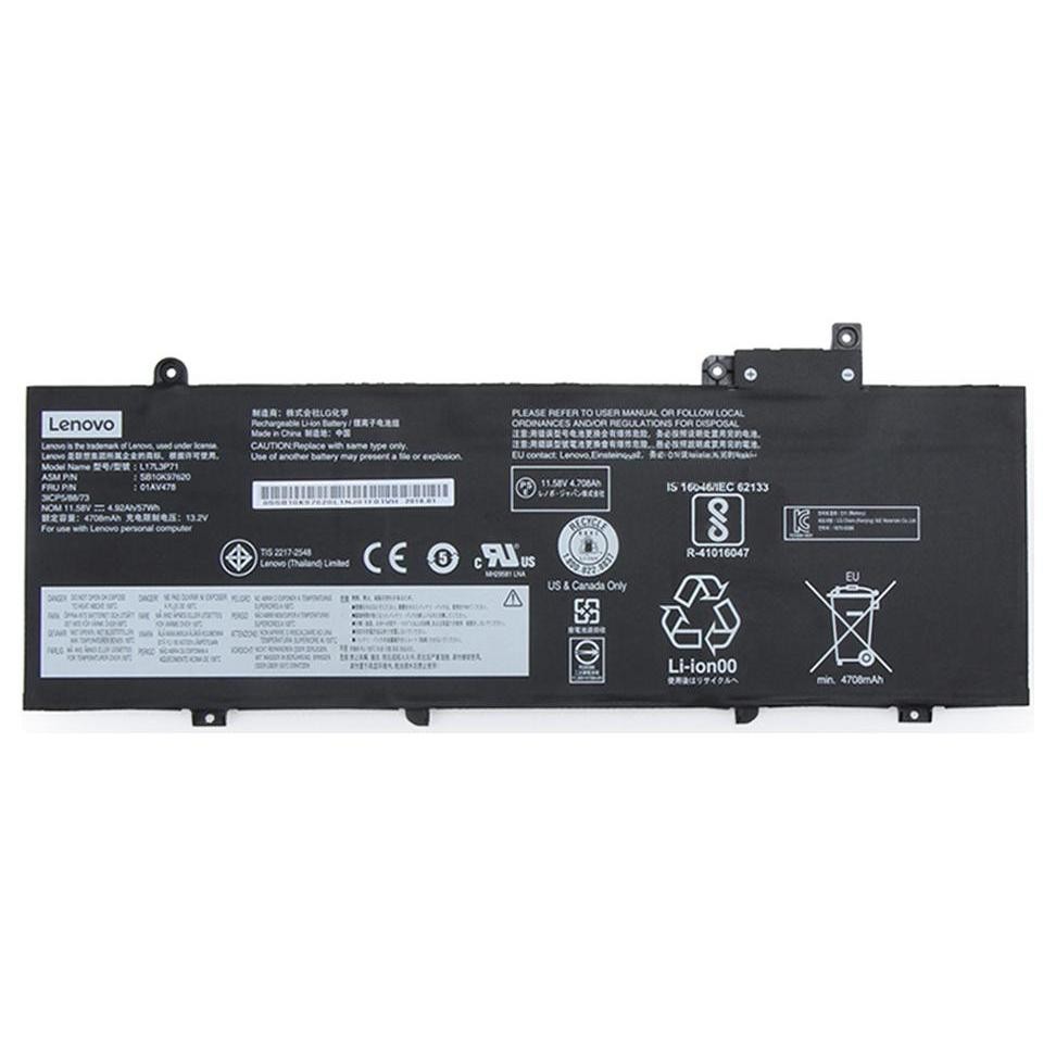 Oryginał Lenovo 01AV478 57Wh 3-Cell LiIon