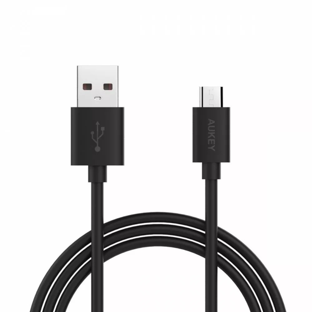 Aukey CB-D03 OEM Quick Charge microUSB do USB | 0.3m | 2.4A | 480 Mbps