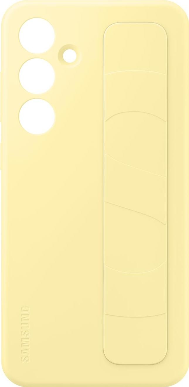Etui typu plecki Samsung Standing Grip Case do S24 FE S721 żółty