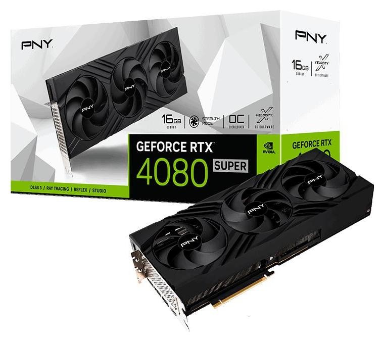 PNY GeForce RTX 4080 SUPER Verto Triple Fan OC 16GB GDDR6X DLSS 3