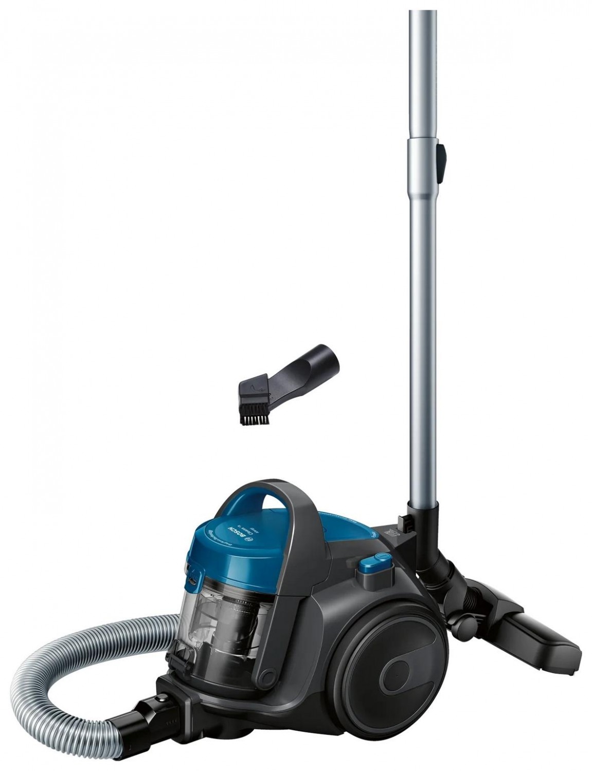 Bezworkowy Bosch BGS05A220 szaro-niebieski