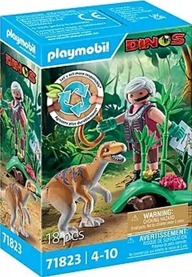 Klocki konstrukcyjne Playmobil Dinos 71823 Welociraptor