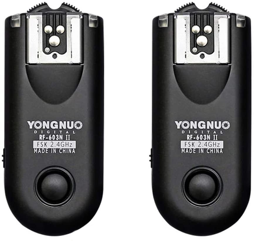 Yongnuo Zestaw dwóch wyzwalaczy radiowych RF603N II z kablem N1 do Nikon