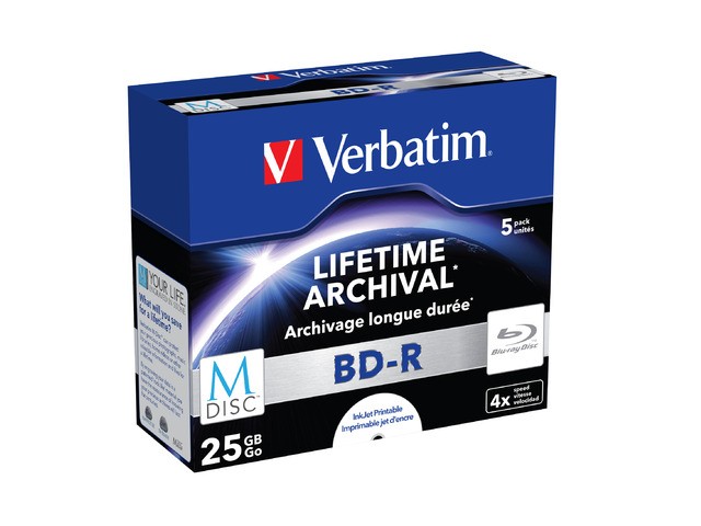 BD-R Verbatim M-DISC Printable 5 szt