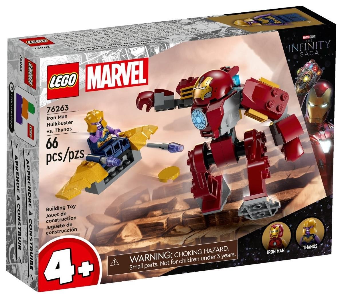 Klocki konstrukcyjne LEGO Marvel 76263 Hulkbuster Iron Mana vs. Thanos