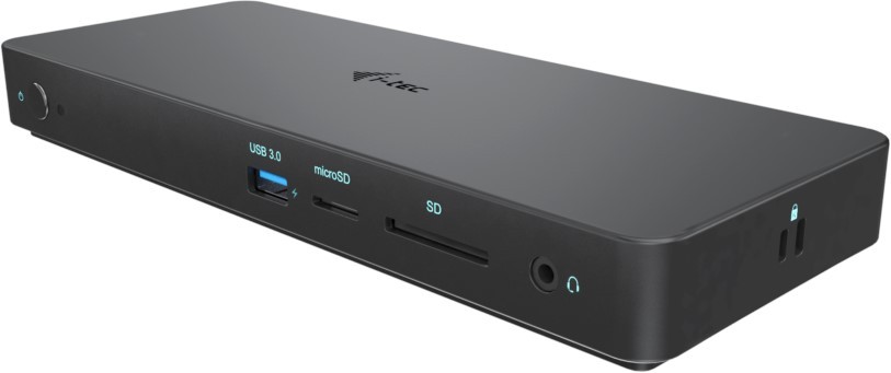 i-tec USB-C / Thunderbolt Triple 4K Display Docking Station 2xDP 1x HDMI LAN Audio Czytnik kart Power Delivery 100W - Stacja dokująca