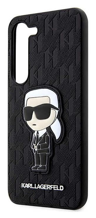 Karl Lagerfeld NFT Saffiano Monogram Ikonik - Etui Samsung Galaxy S23 (czarny)
