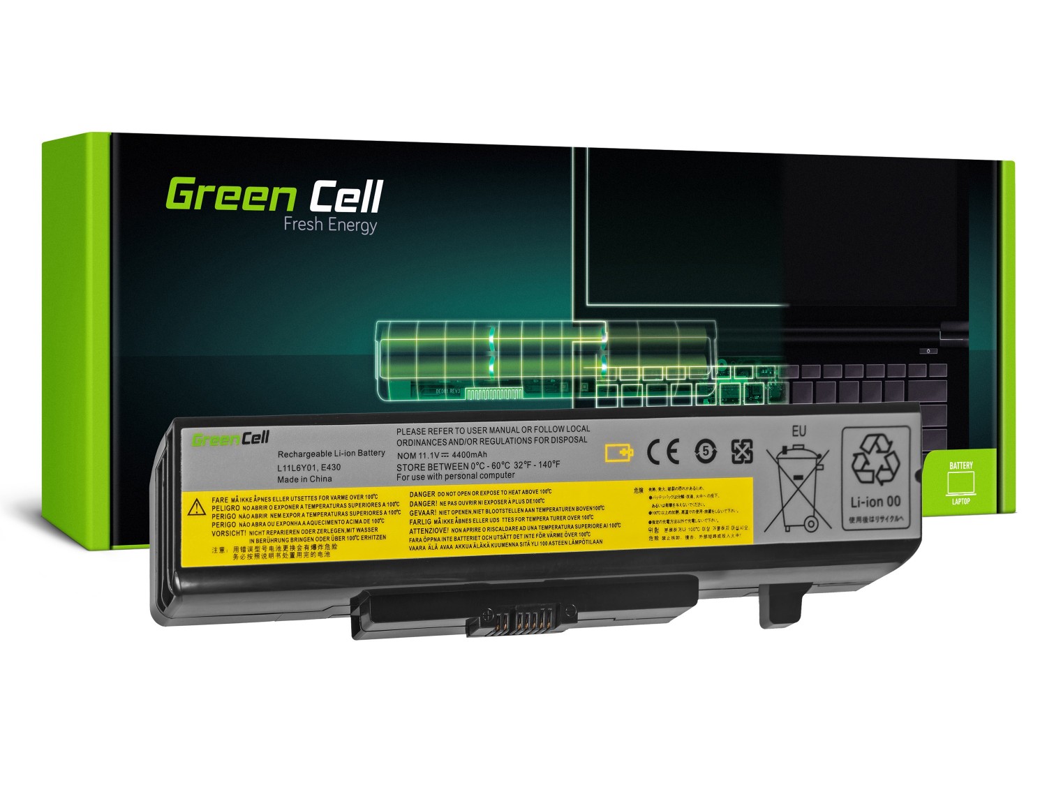 Zamiennik Green Cell do Lenovo ThinkPad Edge E430 E440 E530 / 11,1V 4400mAh
