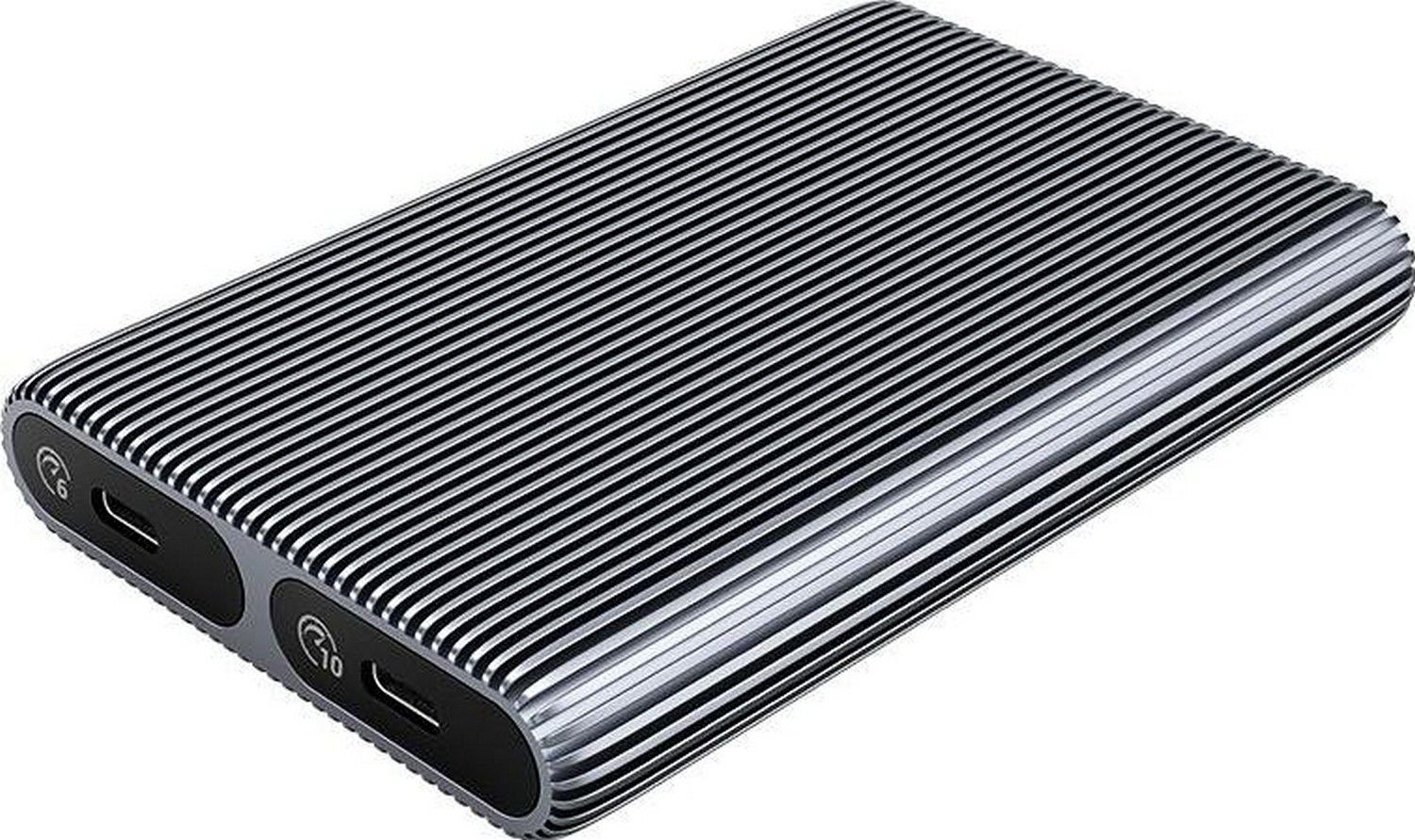 Obudowa do dysków twardych Orico na dwa dyski M.2 SATA+NVME USB-C 3.2 6Gb/s / 10Gb/s - szara