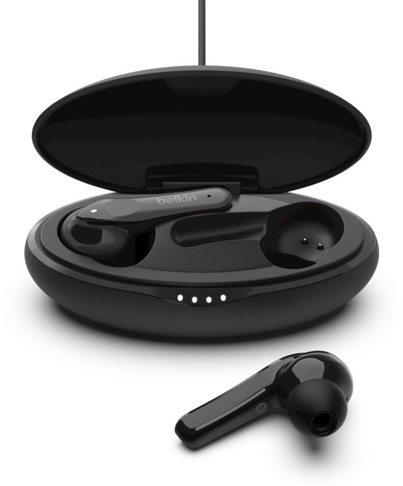 Dokanałowe Belkin SoundForm Move True Wireless Earbuds Czarne