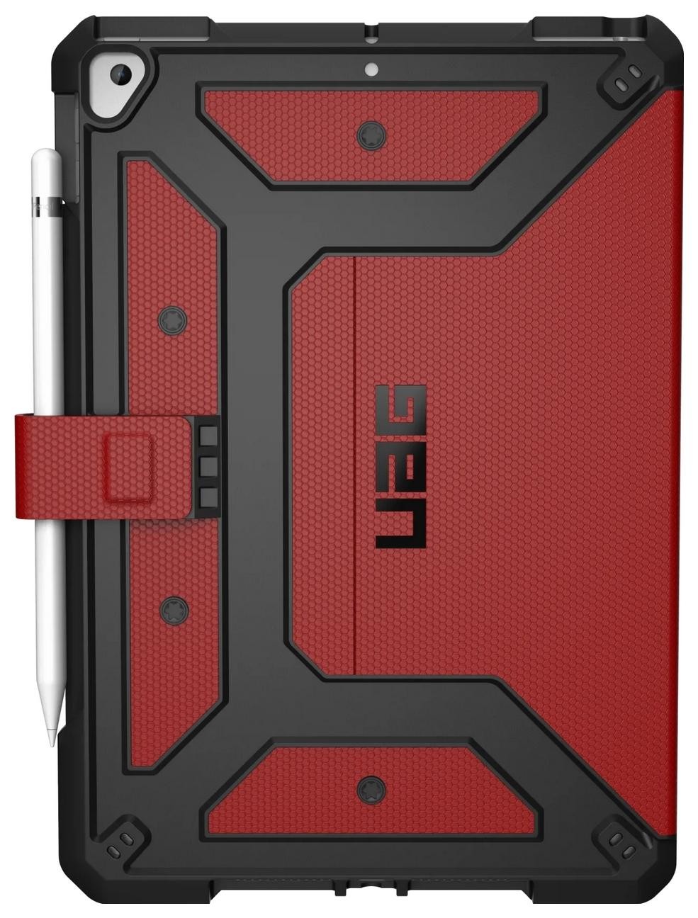 UAG Metropolis - obudowa ochronna z uchwytem do Apple Pencil do iPad 10.2'' 7/8/9 generacja (magma)
