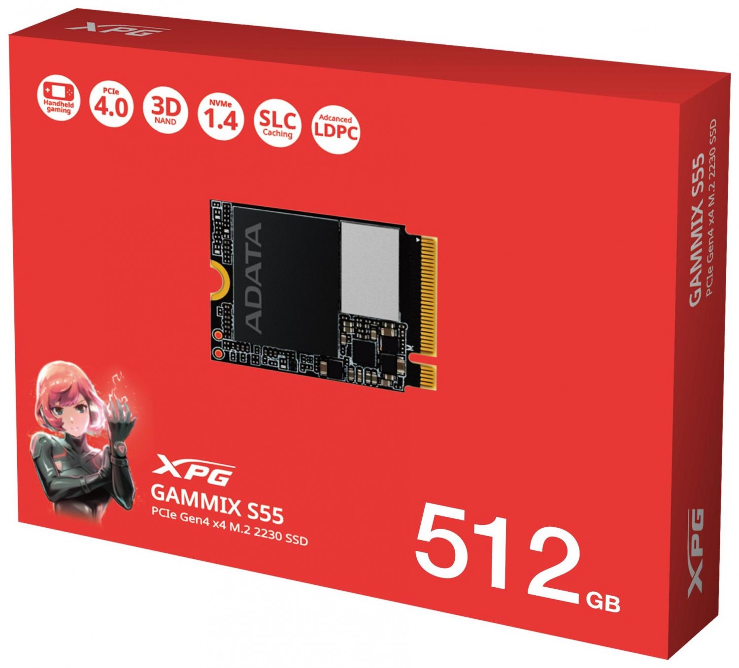 Adata XPG Gammix S55 M.2 NVMe PCIe4x4 512GB (2230)
