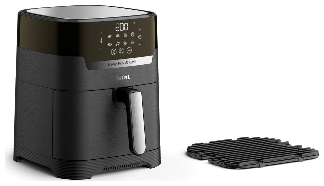 Beztłuszczowa Tefal EY505815 Easy Fry & Grill czarny