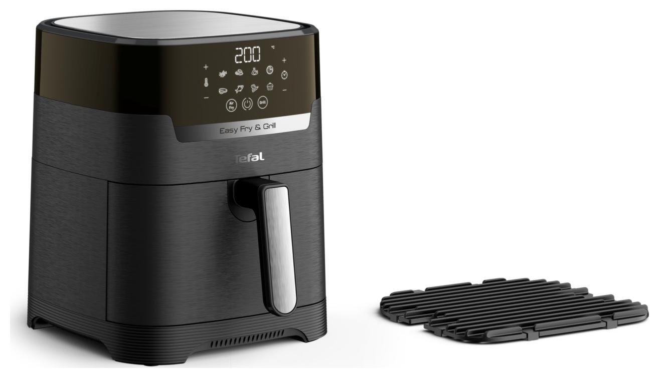 Beztłuszczowa Tefal EY505815 Easy Fry & Grill czarny