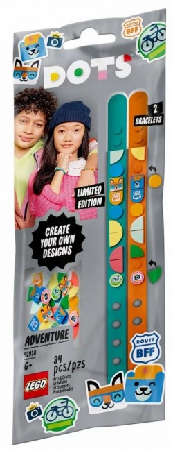 Klocki konstrukcyjne LEGO Dots 41918 Bransoletki Przygodowe