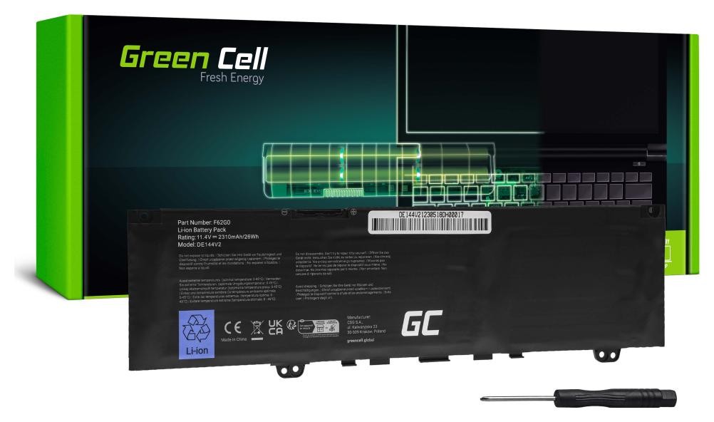 Zamiennik Green Cell F62G0 do Dell Inspiron 13 5370 7370 7373 7380 7386, Dell Vostro 5370