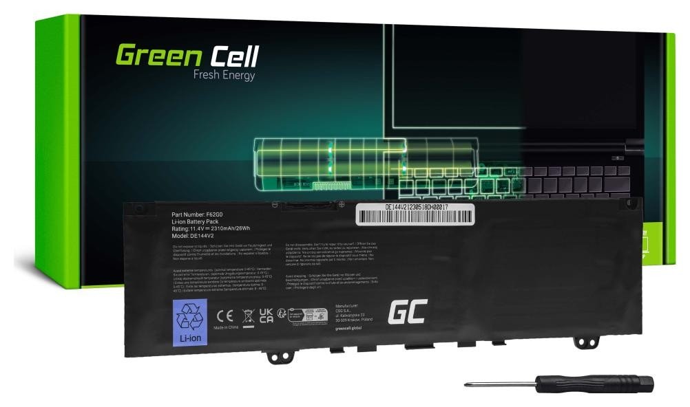 Zamiennik Green Cell F62G0 do Dell Inspiron 13 5370 7370 7373 7380 7386, Dell Vostro 5370