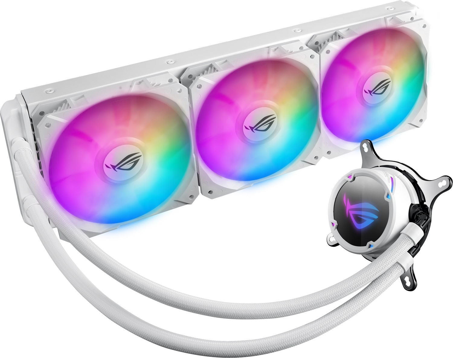 Wodne chłodzenie procesora ASUS ROG STRIX LC 360 RGB WHITE EDITION