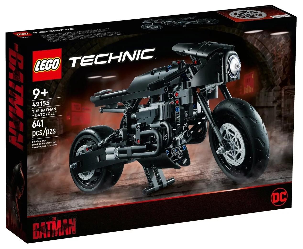Klocki konstrukcyjne LEGO Technic 42155 Batman Batmotor