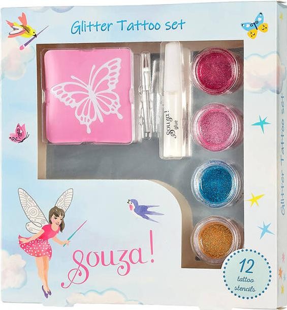Tatuaże Souza! Tatuaże Brokatowe Z Szablonami 12 el.