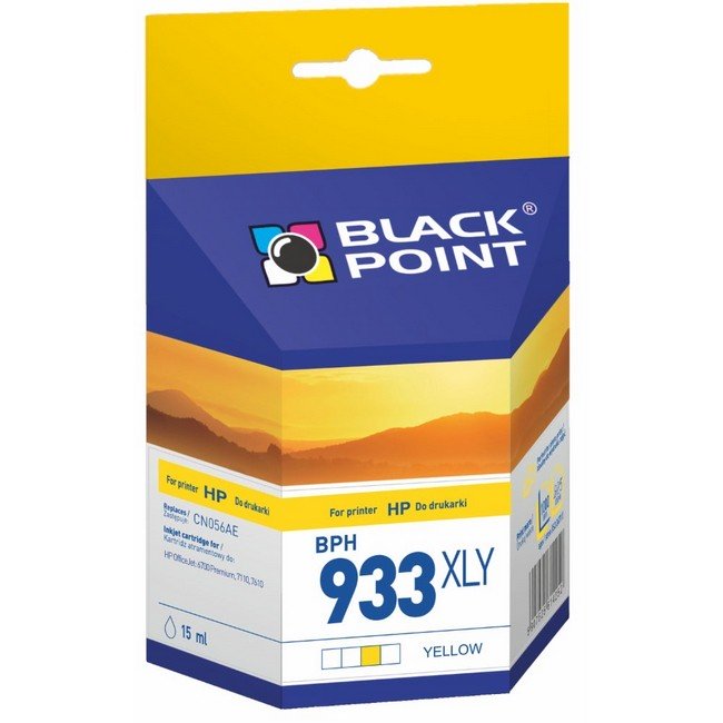 Zamiennik 2 Black Point HP No 933XLY (CN056AE)