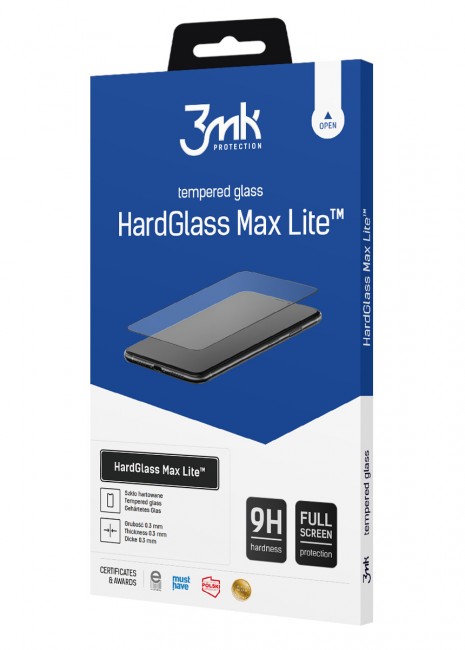 Szkło ochronne 3mk HardGlass Max Lite do Samsung Galaxy M11 Black