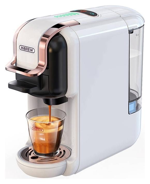 Ciśnieniowy na kapsułki HiBREW H2B 5w1 biały