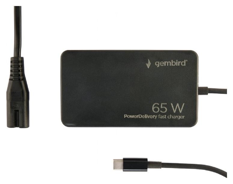 Zamiennik Gembird 65W | Power Delivery | GaN | USB-C