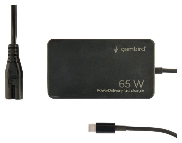 Zamiennik Gembird 65W | Power Delivery | GaN | USB-C