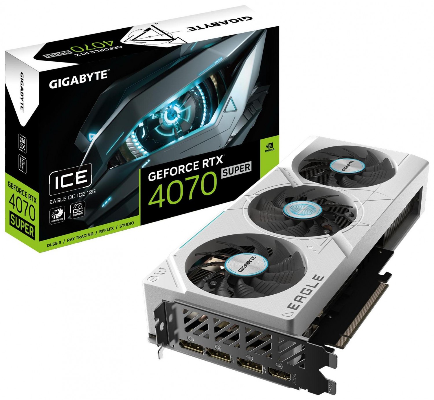 Gigabyte GeForce RTX 4070 SUPER EAGLE OC ICE 12GB DLSS 3