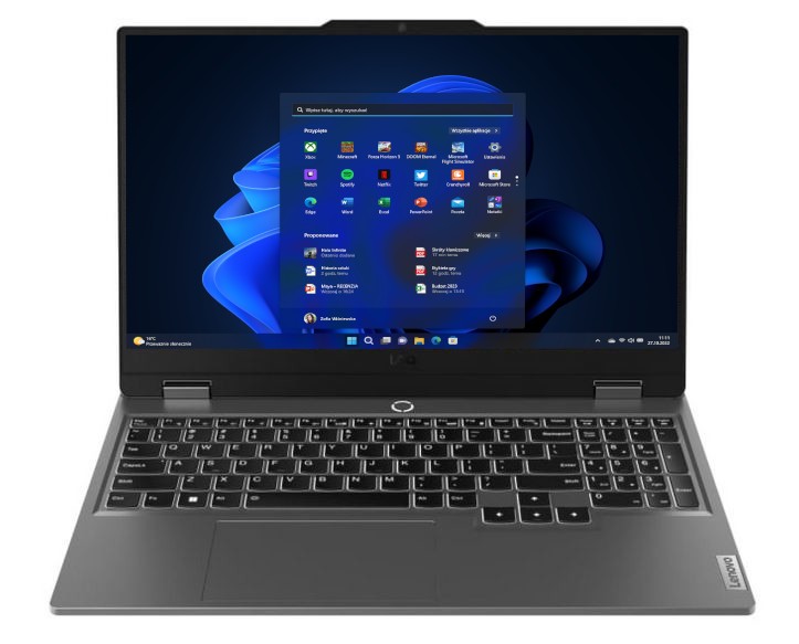 Lenovo LOQ 15 - Core i5-12450HX | 15,6''-144Hz | 64GB | 2TB + 2TB | GP36 | Win11Pro | RTX3050