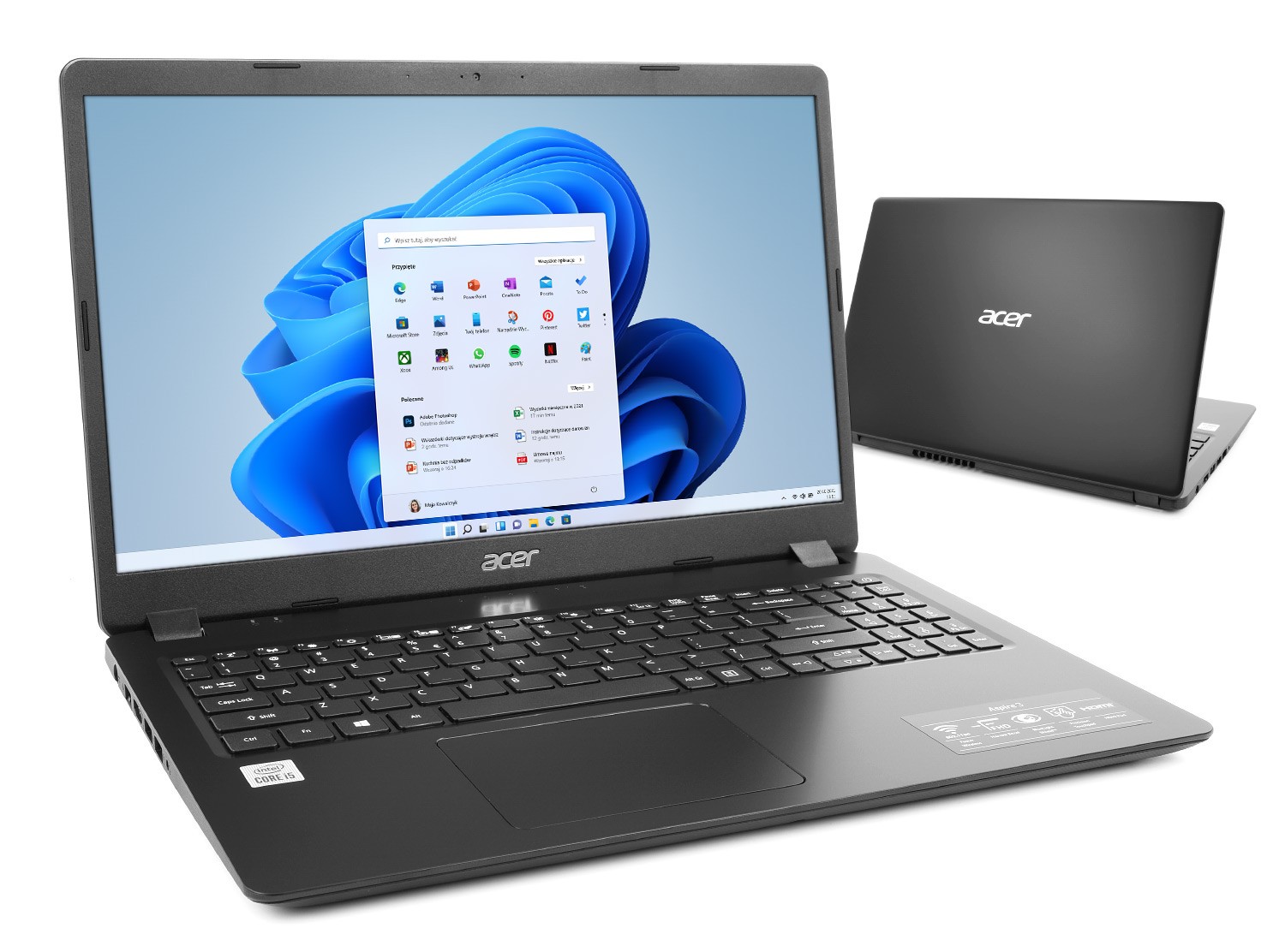 Acer Aspire 3 (NX.HS5EP.00Q) - czarny - 512GB M.2 PCIe | 12GB