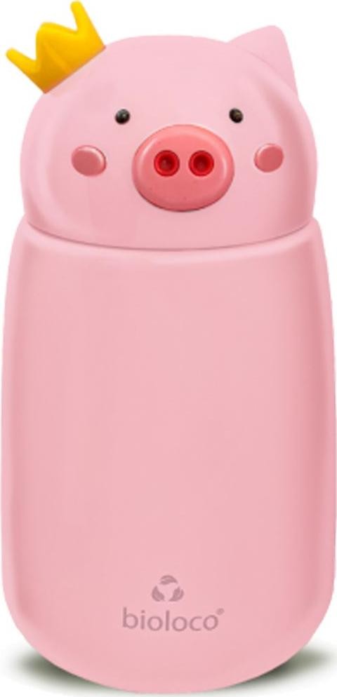 Butelka termiczna Chic-Mic Świnka 320 ml różowy
