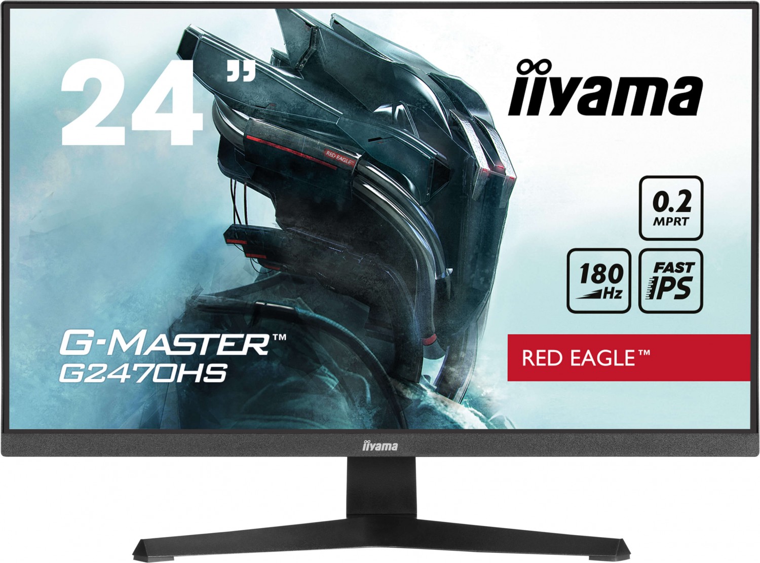 iiyama G-Master G2470HS-B1 Black Hawk - 180Hz | Full HD | 24'' | Fast IPS | 0,2ms