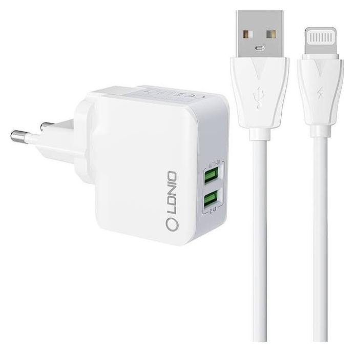 Ldnio A2203 2USB + Lightning