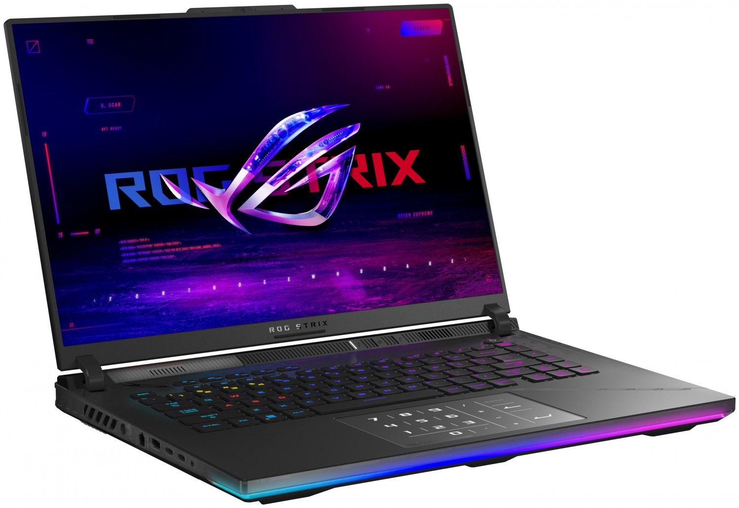 Asus ROG Strix SCAR 16 G634JZ-N4011 Core i9-13980HX | 16''-240Hz | 64GB | 2TB + 2TB | NoOS | RTX4080