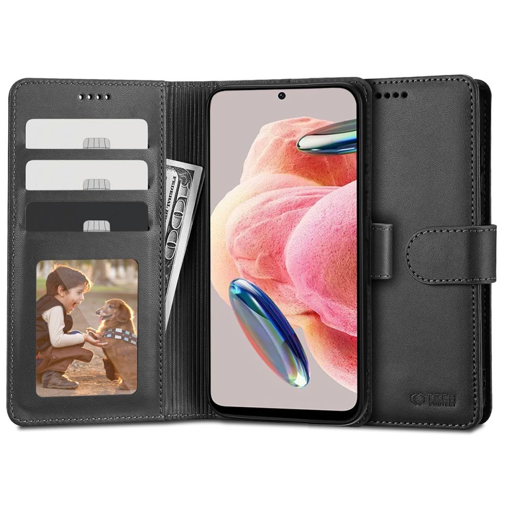 Tech-Protect Wallet Xiaomi Redmi Note 12 4G / LTE czarny
