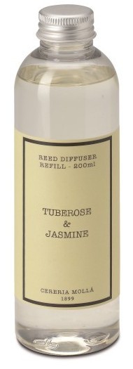 Uzupełniacz do pałeczek zapachowych Cereria Molla Zapas do dyfuzora Tuberose and Jasmine 200ml