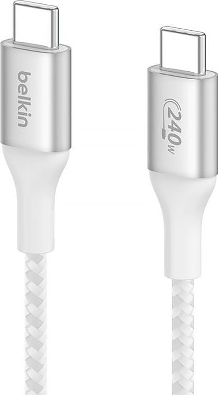 Belkin BoostCharge USB-C/USB-C 240W 2m biały