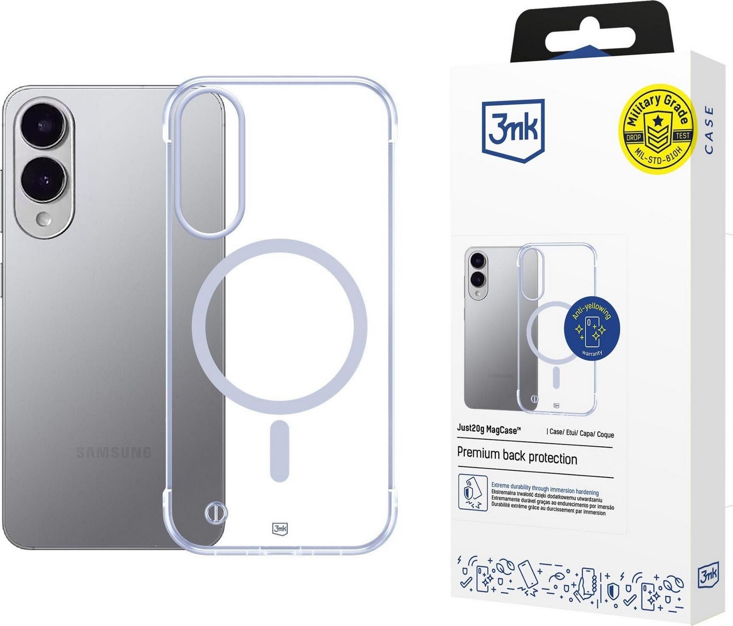 Etui typu plecki 3mk Just20g MagCase do Samsung Galaxy S25 Edge